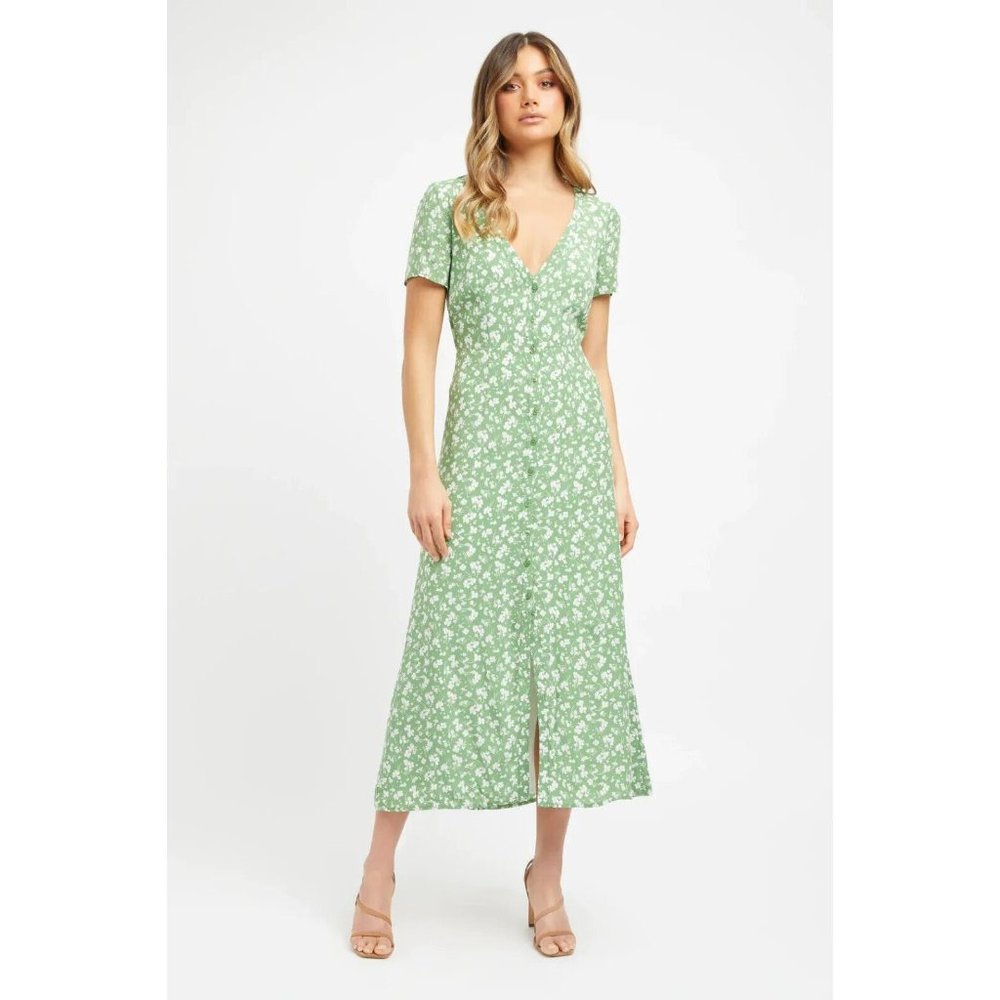 BNWT Kookai Becky Short Sleeve Midi Dress Size 36 / AU 8 - Picture 1 of 12